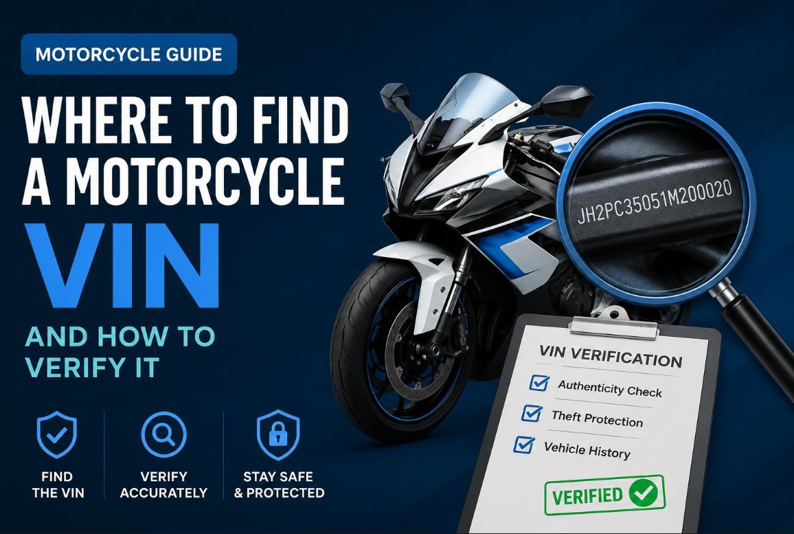Where to Find a Motorcycle VIN and How to Verify It